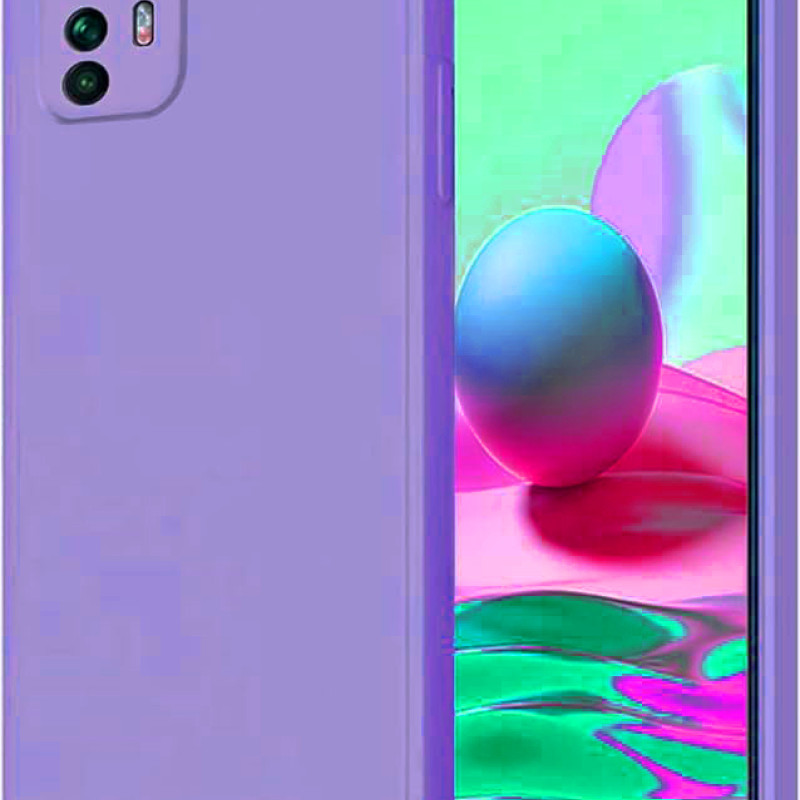 Θήκη Πλάτης Σιλικόνης Soft για Xiaomi Mi 12T/Mi 12T Pro - Χρώμα: Λιλά