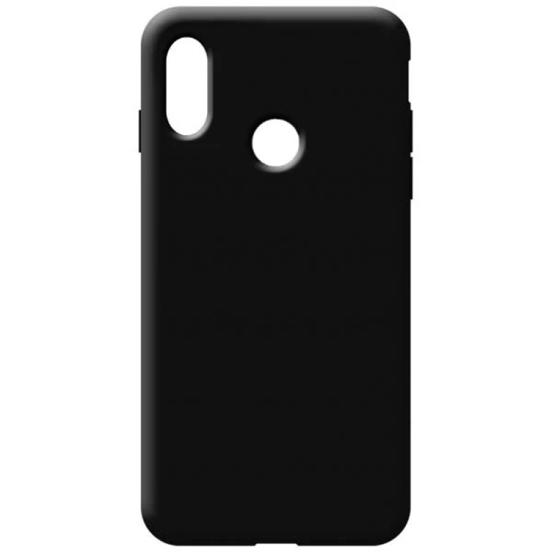 Θήκη Πλάτης Σιλικόνης Απλή για Huawei Y7 Pro 2019 - Χρώμα: Μαύρο
