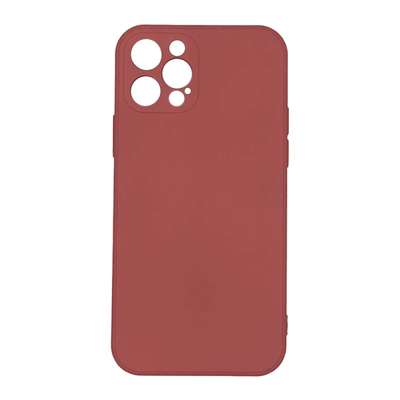 Θήκη Πλάτης Σιλικόνης Soft για Apple iPhone 14 - Χρώμα: Μπορντό
