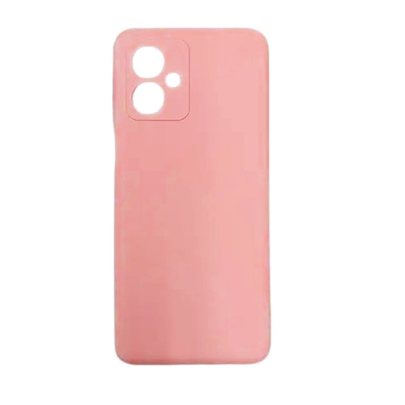 Θήκη Πλάτης Σιλικόνης Soft για Motorola G54 - Χρώμα: Ροζ