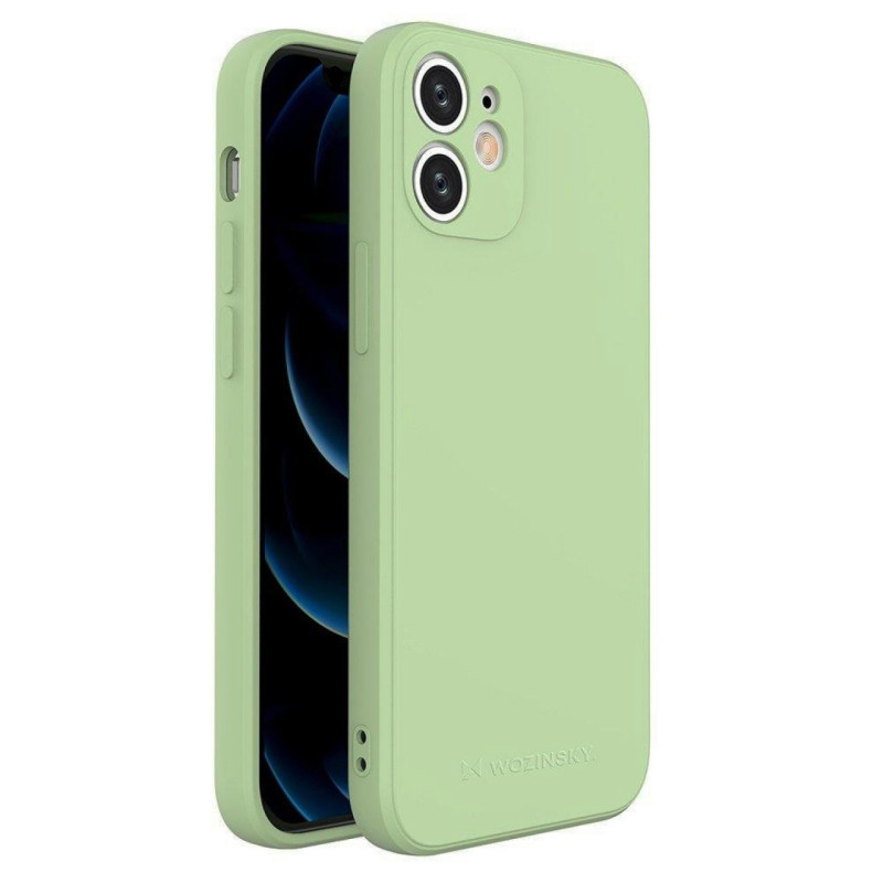 Θήκη Πλάτης Σιλικόνης Απλή για Apple iPhone 12 Mini - Χρώμα: Πράσινο