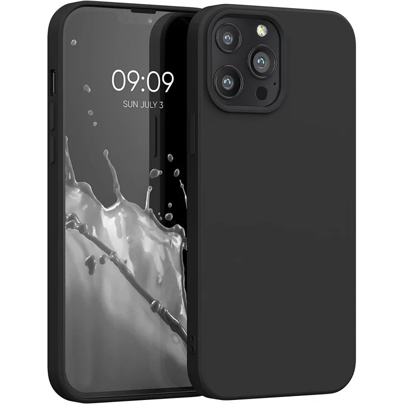 Θήκη Πλάτης Σιλικόνης Soft για Apple iPhone 12 Pro - Χρώμα: Μαύρο