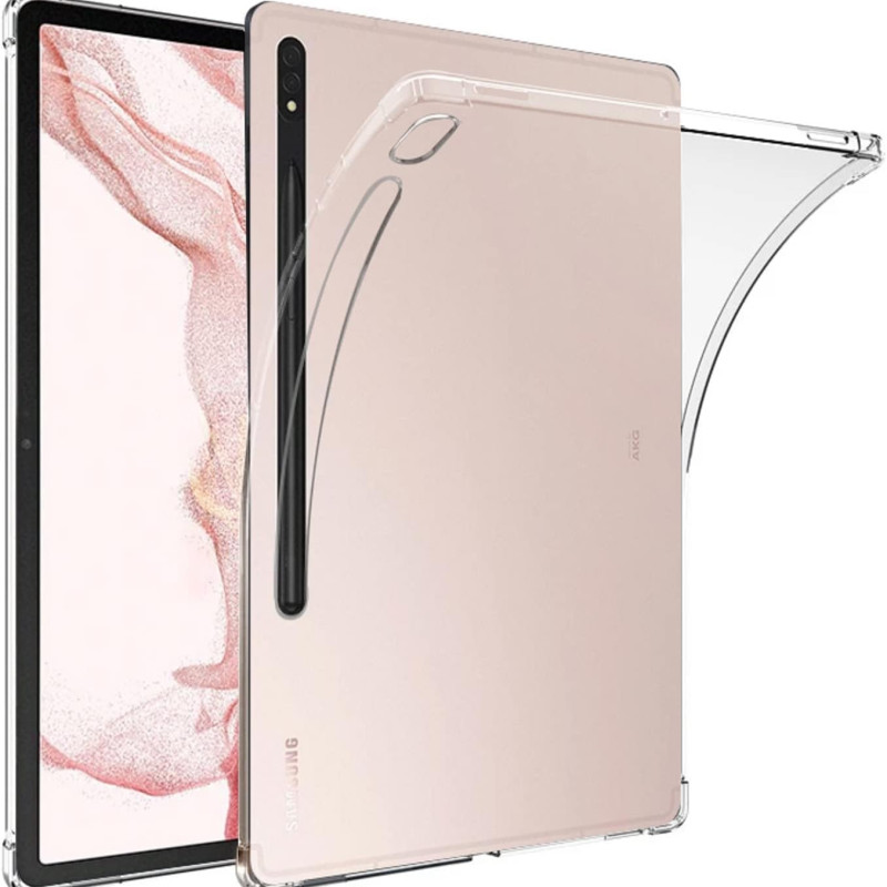 Θήκη Πλάτης Σιλικόνης Anti Shock για Samsung Galaxy S7 Plus / S8 Plus T970/ X800/ T730 - Χρώμα: Διάφανο