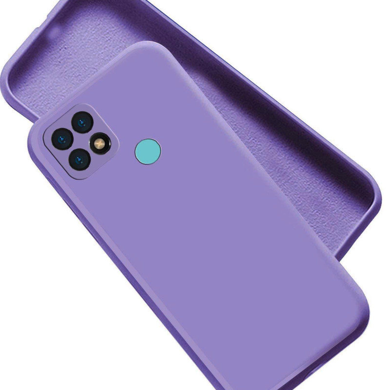 Θήκη Πλάτης Σιλικόνης Soft για Oppo A15 - Χρώμα: Λιλά