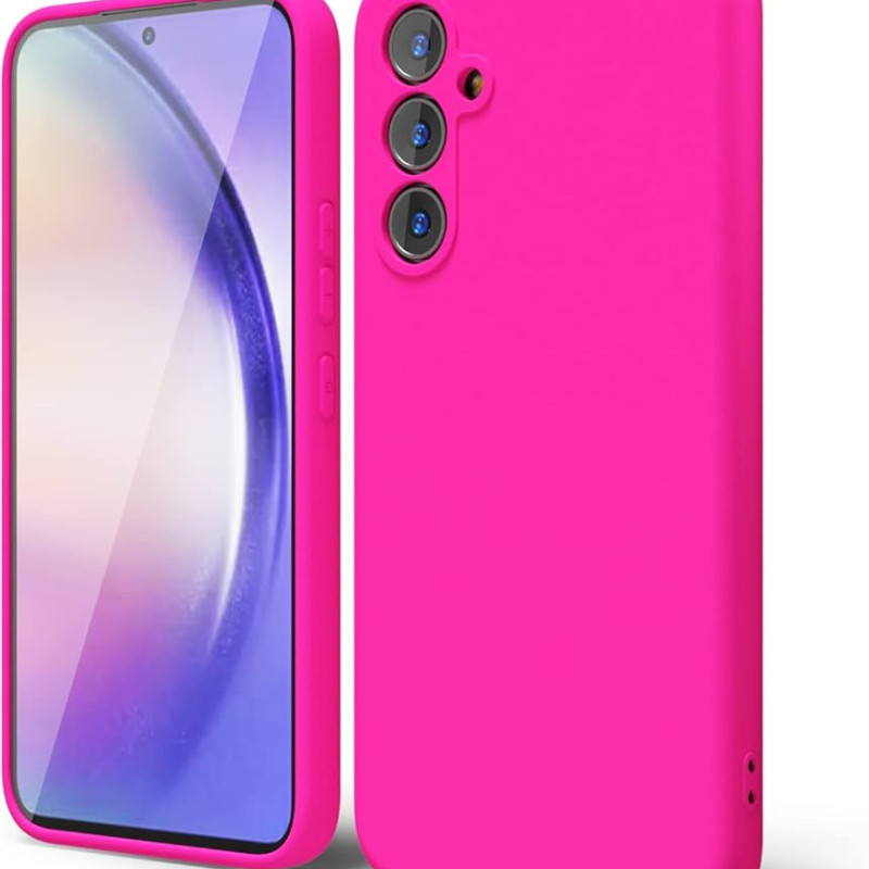 Θήκη Πλάτης Σιλικόνης Soft για Galaxy A16 5G - Χρώμα: Φούξια