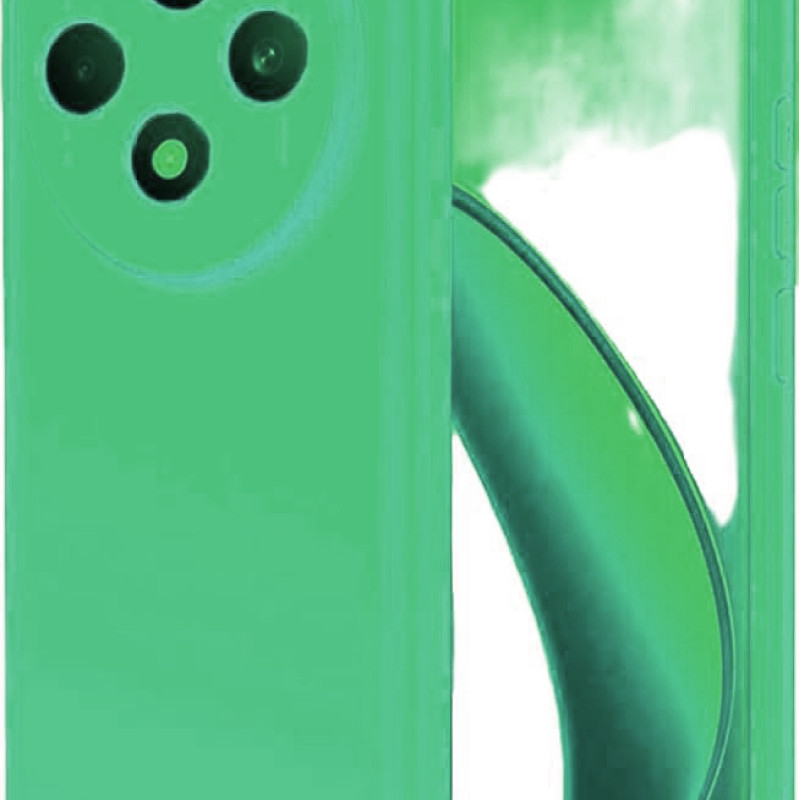 Θήκη Πλάτης Σιλικόνης Απλή για Oppo Reno 12F 5G - Χρώμα: Απαλό Πράσινο
