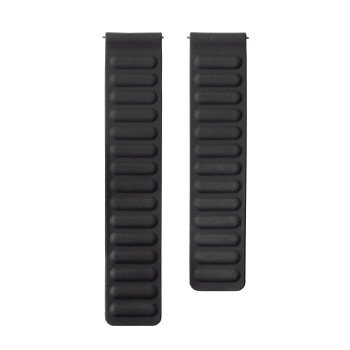 Μαγνητικό Λουράκι Σιλικόνης Wearables για SmartWatches 22mm Universal - Χρώμα: Μαύρο