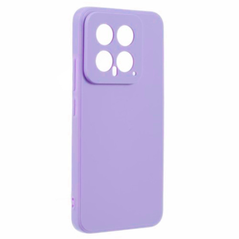 Θήκη Πλάτης Σιλικόνης Soft για Xiaomi Mi 14 - Χρώμα: Λιλά