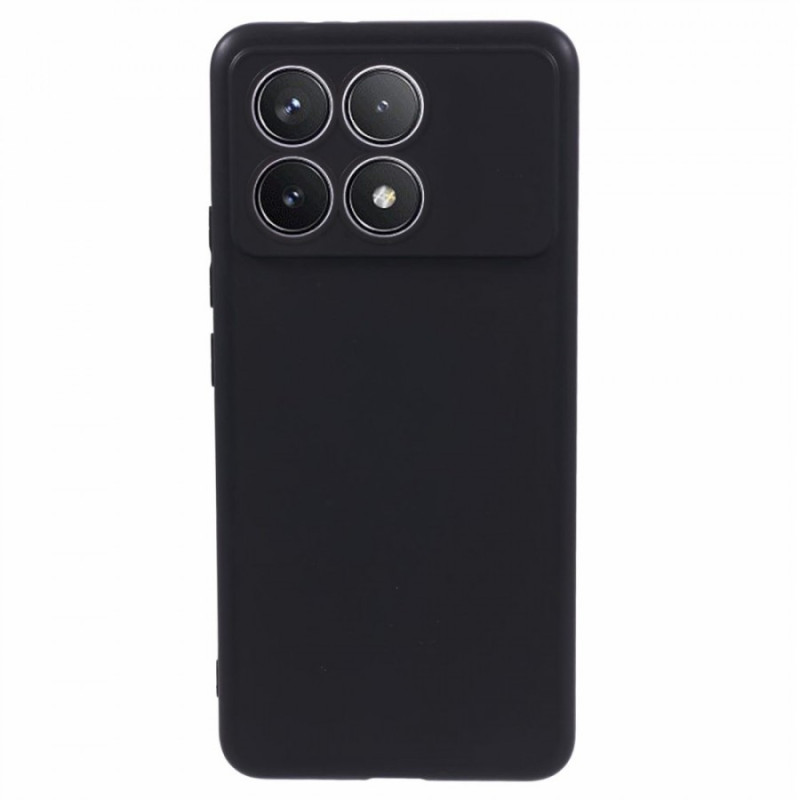 Θήκη Πλάτης Σιλικόνης Soft για Xiaomi Poco F6 Pro - Χρώμα: Μαύρο