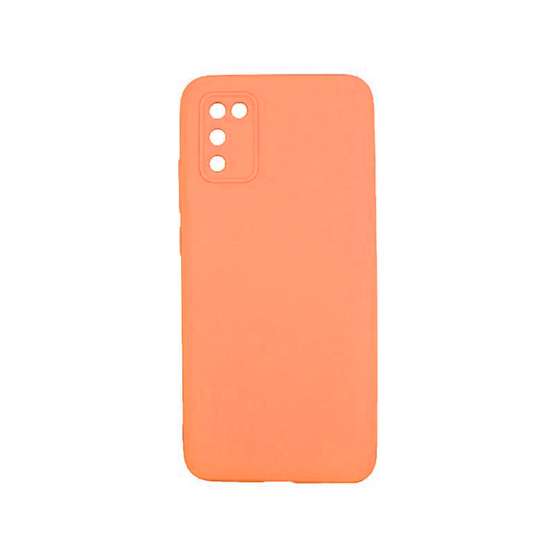 Θήκη Πλάτης Σιλικόνης Soft για Samsung Galaxy A02S - Χρώμα: Κοραλί