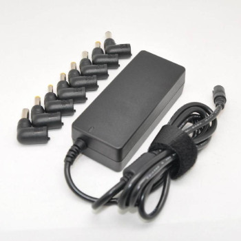 90W Universal Φορτιστής Laptop με Αποσπώμενο Καλώδιο Τροφοδοσίας & Σετ Βυσμάτων - Χρώμα: Μαύρο 90W Universal Φορτιστής Laptop με Αποσπώμενο Καλώδιο Τροφοδοσίας & Σετ Βυσμάτων - Χρώμα: Μαύρο