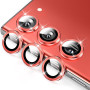 Τζαμάκι Προστασίας Κάμερας για Samsung Galaxy S23 / S23 Plus - Χρώμα: Κόκκινο