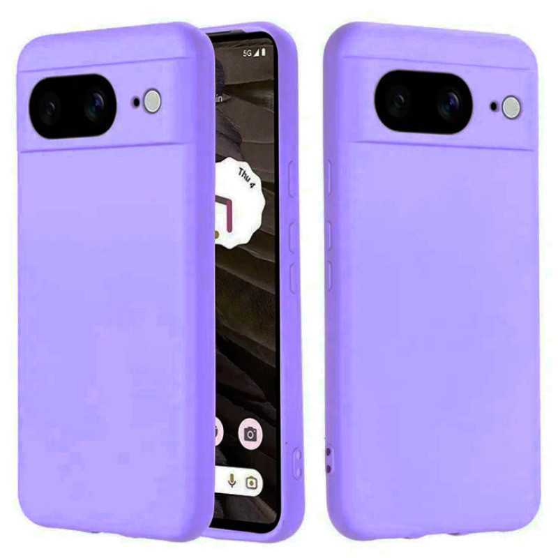 Θήκη Πλάτης Σιλικόνης Soft για Google Pixel 8 - Χρώμα: Λιλά