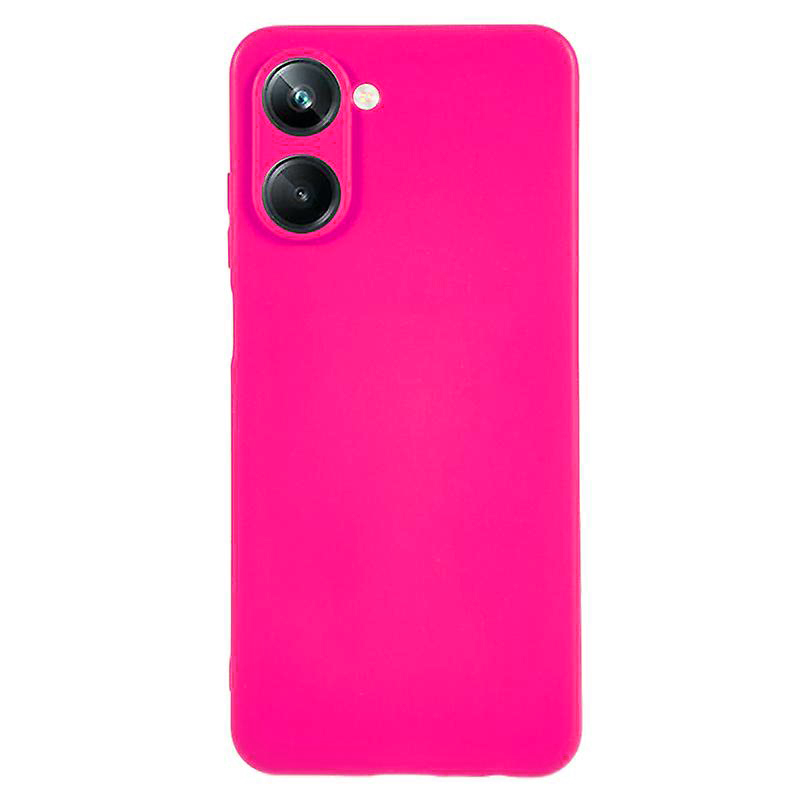 Θήκη Πλάτης Σιλικόνης Soft για Realme 10 4G - Χρώμα: Φούξια