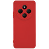 Simple Back Cover Silicone Case for Xiaomi Redmi 14C / Poco C75 - Color: Red