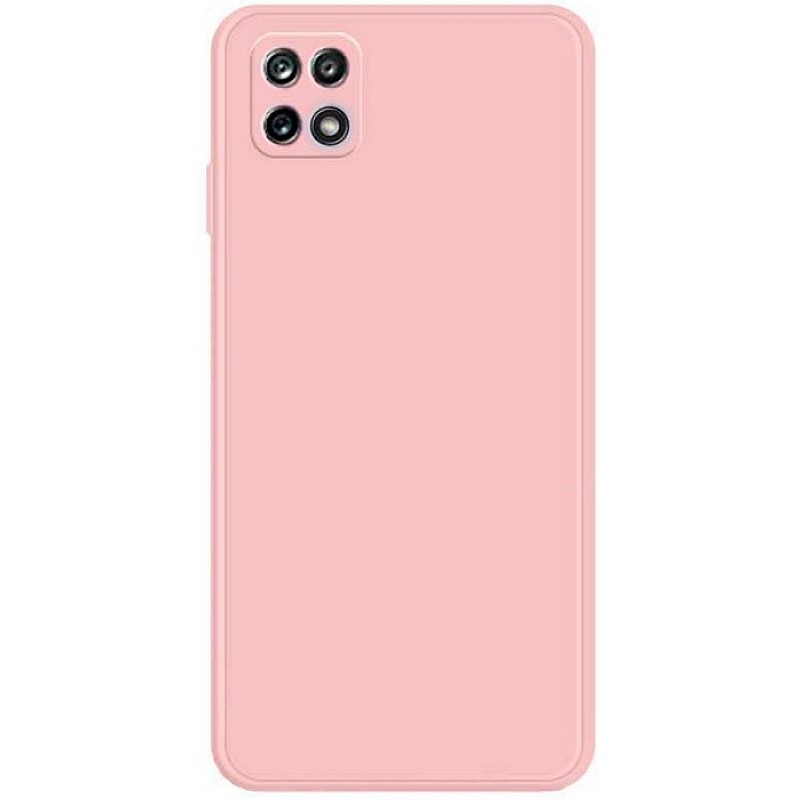 Θήκη Πλάτης Σιλικόνης Soft για Samsung Galaxy A22 5G - Χρώμα: Ρόζ