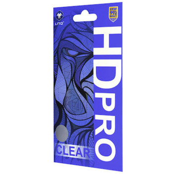 Lito D+ Pro Τζαμάκι Προστασίας Οθόνης Full Cover Full Glue για Apple iPhone 16 - Χρώμα: Μαύρο