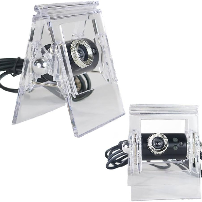 10MP Κάμερα Web Για Υπολογιστή με USB 2.0, 3x LED & Ενσωματωμένο Μικρόφωνο - Χρώμα: Μαύρο