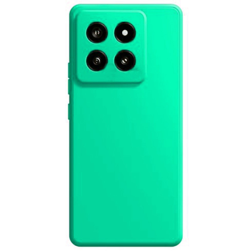 Θήκη Πλάτης Σιλικόνης Απλή για Xiaomi 14 Pro - Χρώμα: Τιρκουάζ