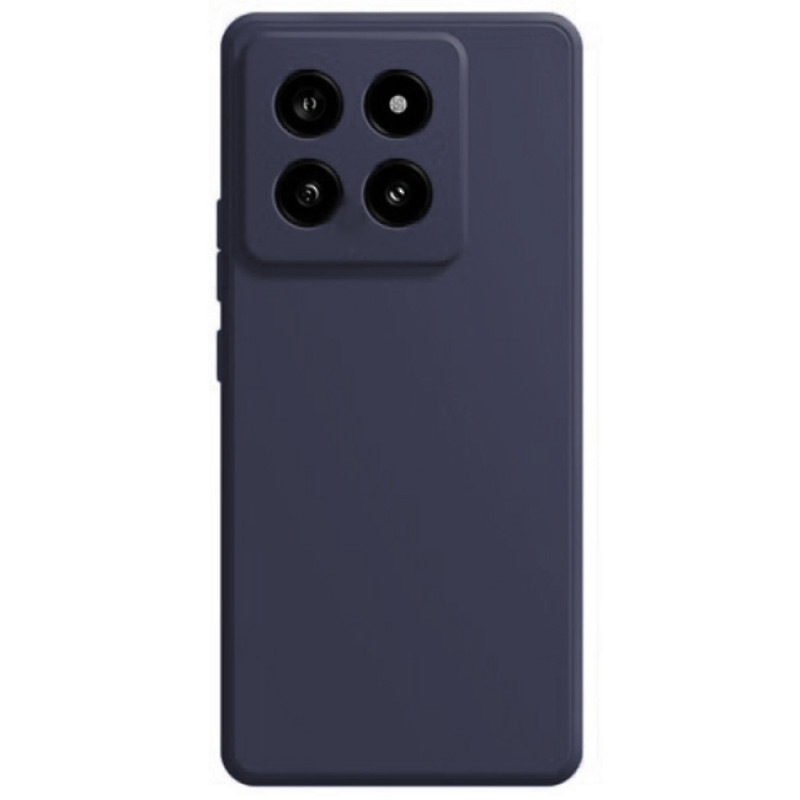 Θήκη Πλάτης Σιλικόνης Απλή για Xiaomi 14 Pro - Χρώμα: Σκούρο Μπλε