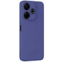 Θήκη Πλάτης Σιλικόνης Απλή για Xiaomi Redmi 13 4G / Poco M6 - Χρώμα: Σκούρο Μπλε