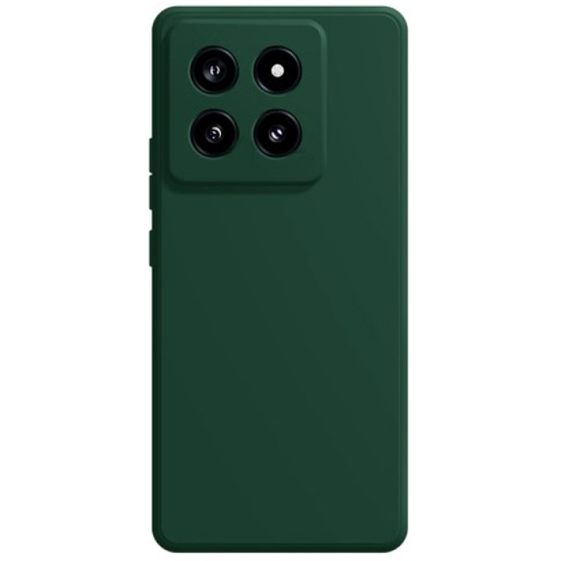 Θήκη Πλάτης Σιλικόνης Απλή για Xiaomi 14 Pro - Χρώμα: Σκούρο Πράσινο