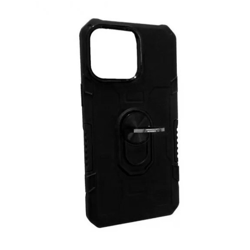 Σκληρή Θήκη Πλάτης Hybrid ShockProof Armor για Apple iPhone 15 Pro - Χρώμα: Μαύρο