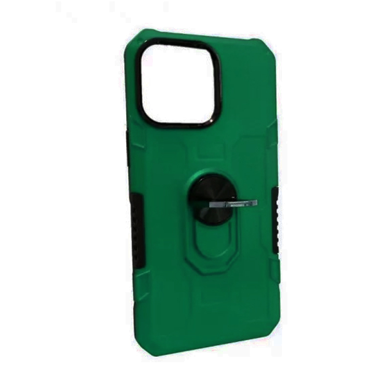 Σκληρή Θήκη Πλάτης Hybrid ShockProof Armor για Apple iPhone 15 Plus - Χρώμα: Σκούρο Πράσινο