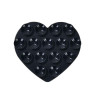 ''Heart'' Car Mobile Holder with Anti-Slip Surface - Color: Black