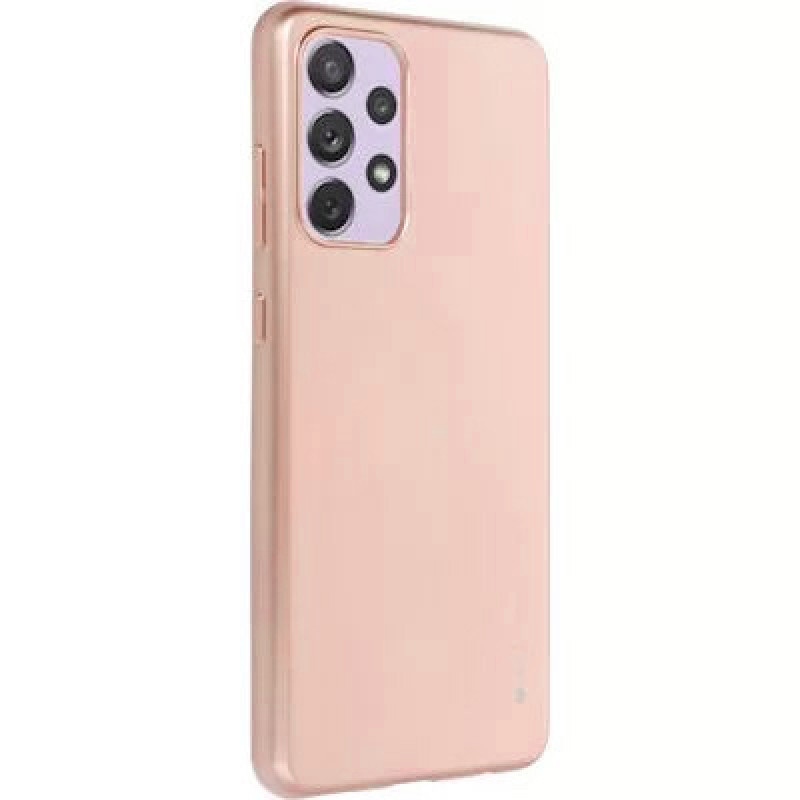 Θήκη Πλάτης Σιλικόνης Απλή για Samsung Galaxy A72 - Χρώμα: Ρόζ Απαλό