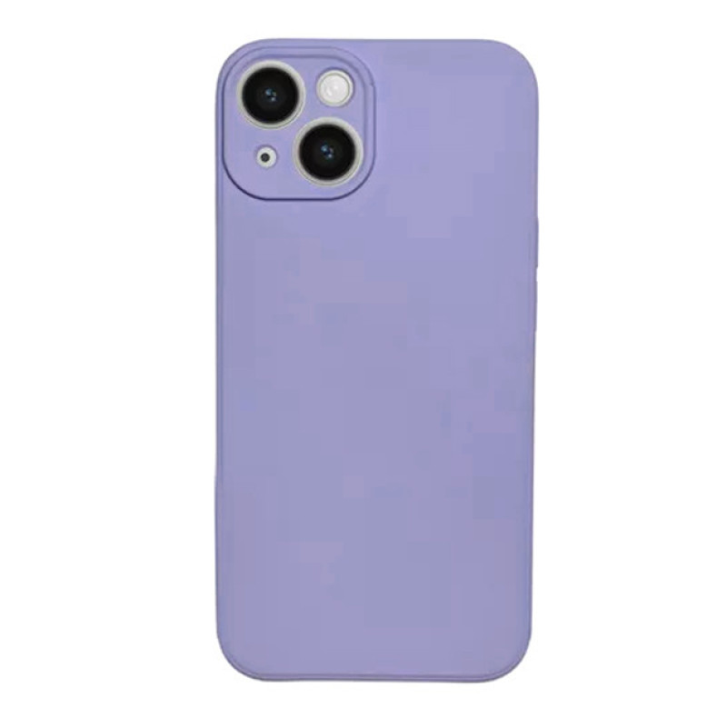 Θήκη Πλάτης Σιλικόνης Soft για Apple iPhone 14 Plus - Χρώμα: Λιλά