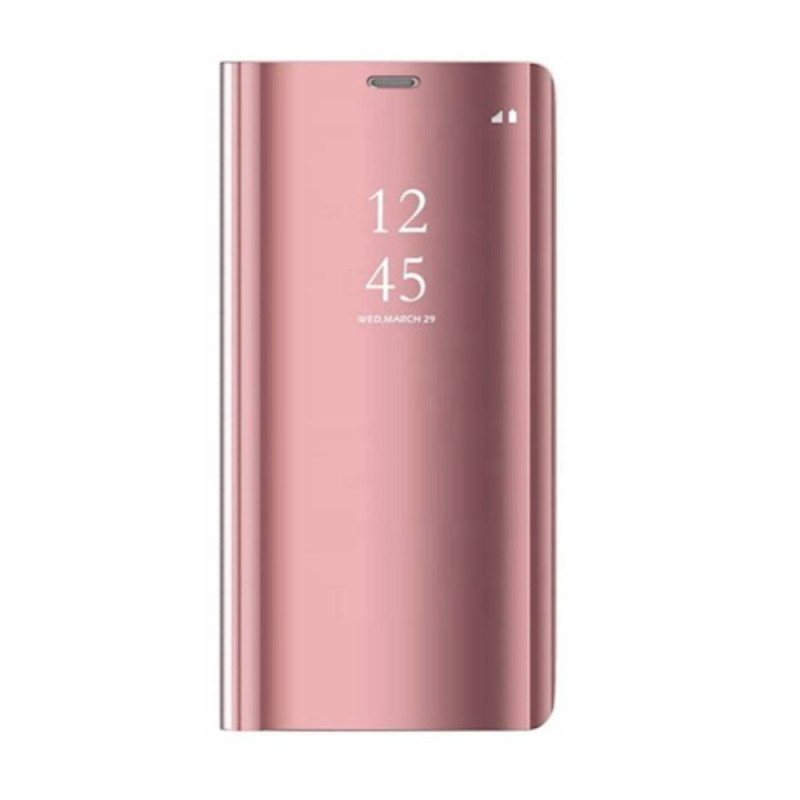 Θήκη Clear View Stand για Xiaomi Redmi 9T/Poco M3 - Χρώμα: Ρόζ Χρυσό