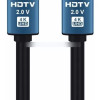 Καλώδιο Premium HDMI Male σε HDMI Male 4K UHD HDTV 2.0V 3m - Χρώμα: Μαύρο / Μπλε
