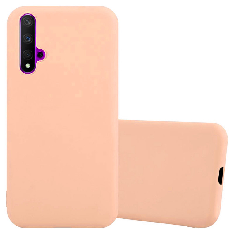 Θήκη Πλάτης Σιλικόνης Απλή για Huawei Honor 20 Pro - Χρώμα: Ρόζ Απαλό