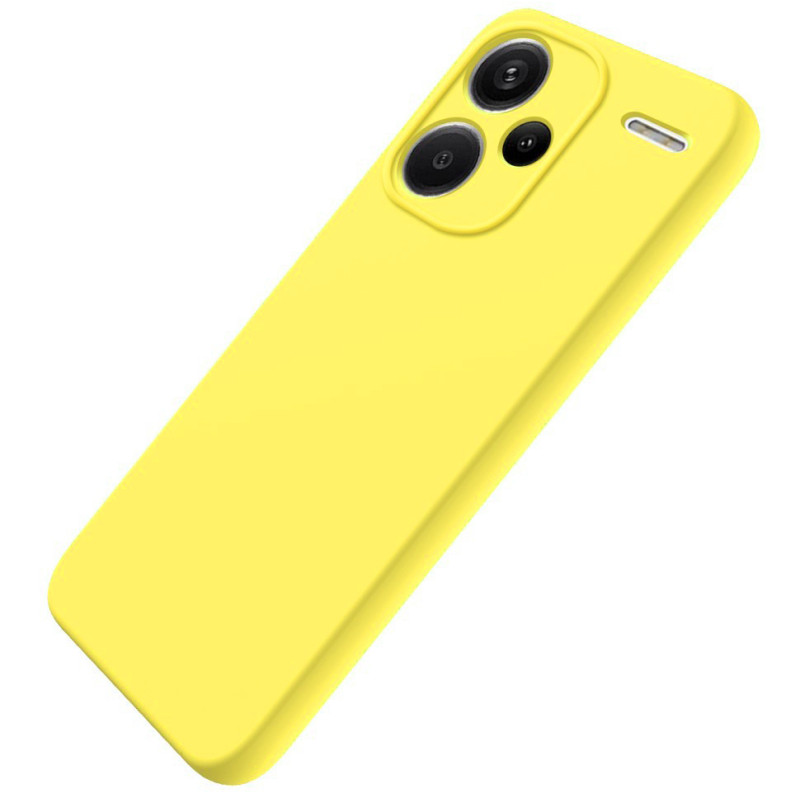 Θήκη Πλάτης Σιλικόνης Soft για Xiaomi Redmi Note 13 Pro Plus - Χρώμα: Κίτρινο