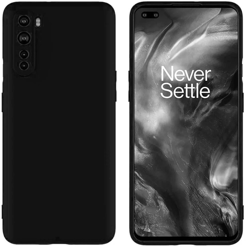 Θήκη Πλάτης Σιλικόνης Soft για Oneplus Nord 5G - Χρώμα: Μαύρο