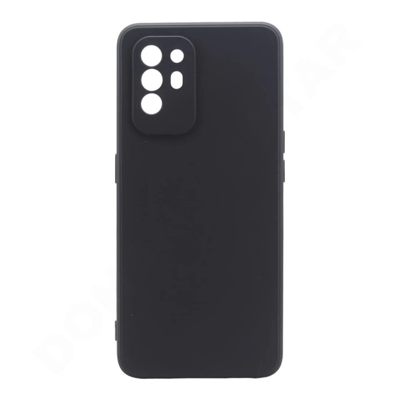 Θήκη Πλάτης Σιλικόνης Soft για Oppo Reno5 Z - Χρώμα: Μαύρο