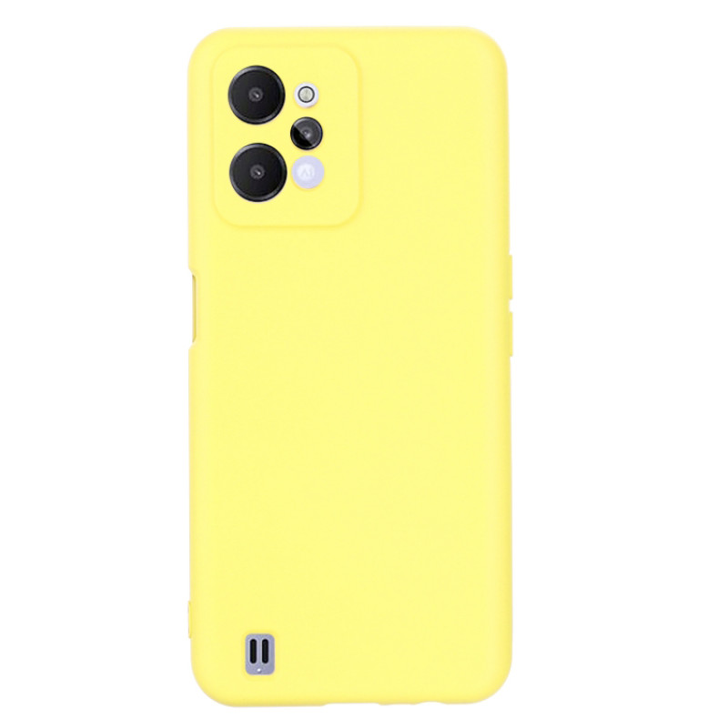 Θήκη Πλάτης Σιλικόνης Απλή για Realme C31 - Χρώμα: Κίτρινο