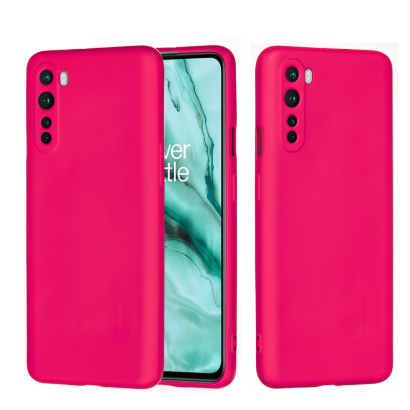 Θήκη Πλάτης Σιλικόνης Soft για Oneplus Nord 5G - Χρώμα: Φούξια