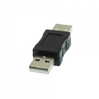 Andowl Αντάπτορας USB Αρσενικό 2.0 σε USB Αρσενικό 2.0 1 Τεμάχιο - Χρώμα: Μαύρο