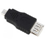 Αντάπτορας Micro USB Male σε USB-A Male - Χρώμα: Μαύρο