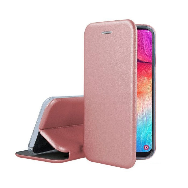 Θήκη Βιβλίο Μαγνητική Elegance για iPhone 15 Pro - Χρώμα: Ρόζ Χρυσό