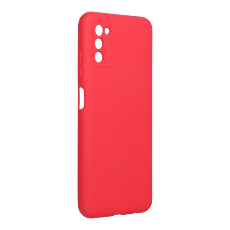 Θήκη Πλάτης Σιλικόνης Soft για Samsung Galaxy A03S - Χρώμα: Κόκκινο