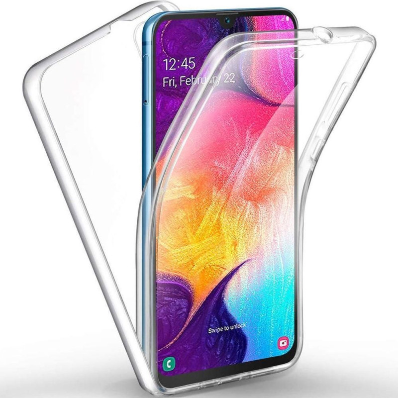 Θήκη Μπρος/Πίσω 360° για Huawei P40 Lite E - Χρώμα: Διάφανο