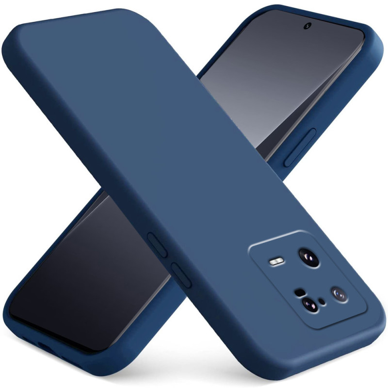 Θήκη Πλάτης Σιλικόνης Soft για Xiaomi Mi 13 Pro - Χρώμα: Σκούρο Μπλε