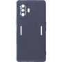Θήκη Πλάτης Σιλικόνης Απλή για Xiaomi Poco F4 GT - Χρώμα: Σκούρο Μπλε