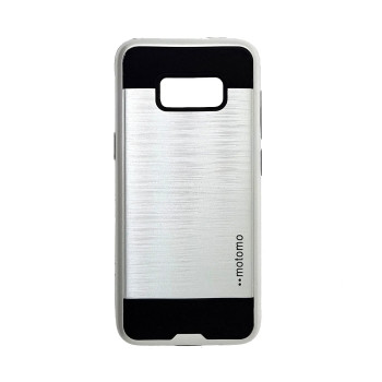 Σκληρή Θήκη Πλάτης Motomo για Samsung G955F Galaxy S8 Plus - Χρώμα: Ασημί