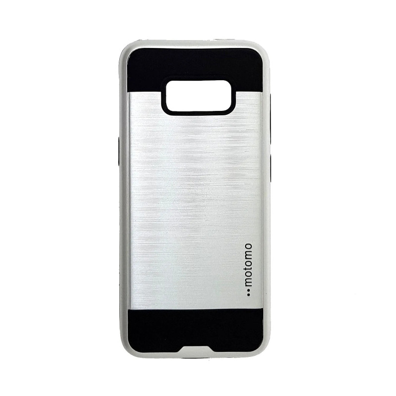 Σκληρή Θήκη Πλάτης Motomo για Samsung G955F Galaxy S8 Plus - Χρώμα: Ασημί