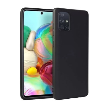 Θήκη Πλάτης Σιλικόνης Soft HQ για Samsung A715F Galaxy A71 - Χρώμα: Μαύρο Θήκη Πλάτης Σιλικόνης Soft HQ για Samsung A715F Galaxy A71 - Χρώμα: Μαύρο