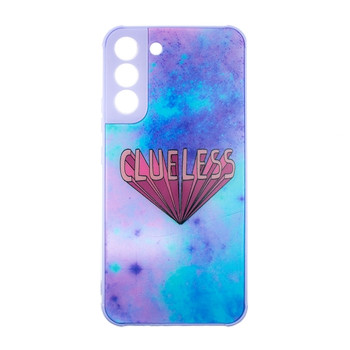 Θήκη Πλάτης Πλαστική με Σχέδια για Samsung Galaxy S21 Plus - Χρώμα: Μπλε